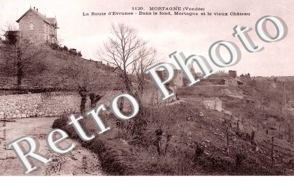 la Route d&#039;Evrunes, Mortagne et le Vieux Chateau