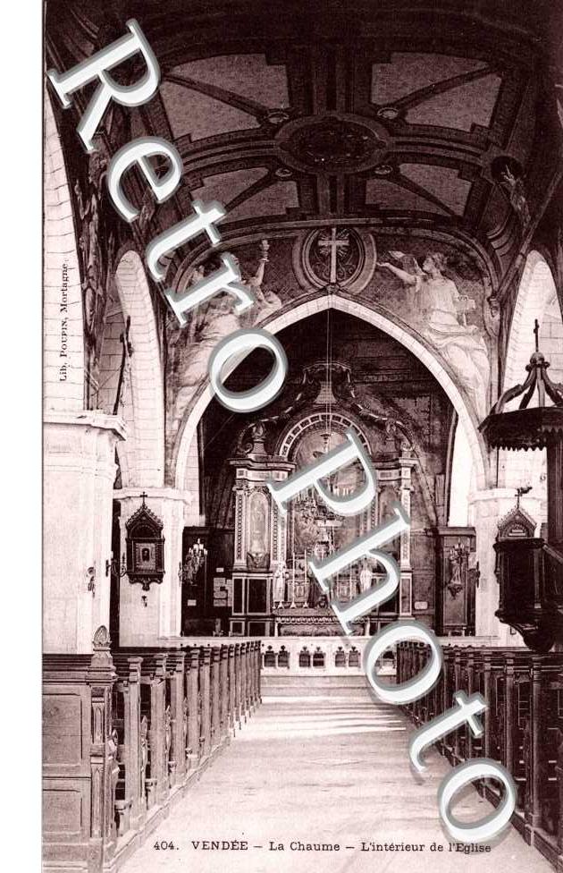 La Chaume - L&#039;interieur de l&#039;Eglise