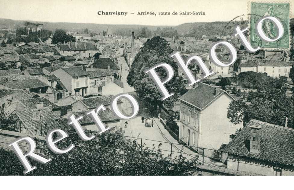 Arrivee, Route de Saint-Savin