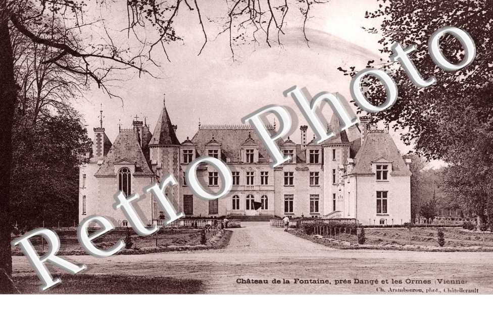 chateau de la Fontaine, pres Dange et les Ormes