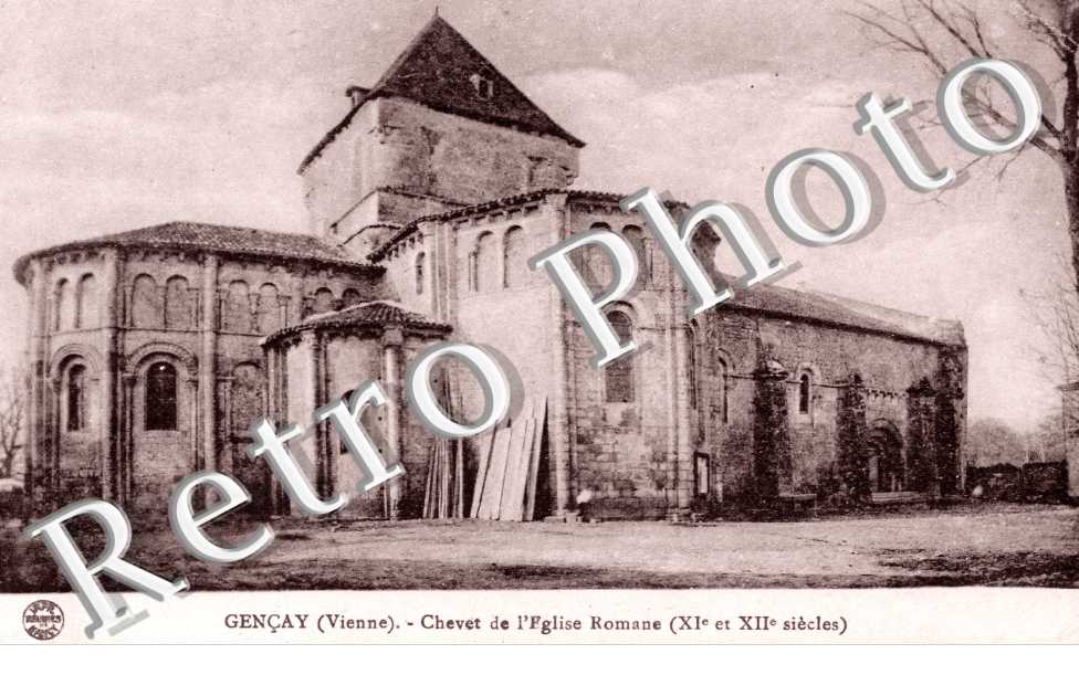 Chevet de l'Eglise Romane XIeme siecle et XIIeme siecle