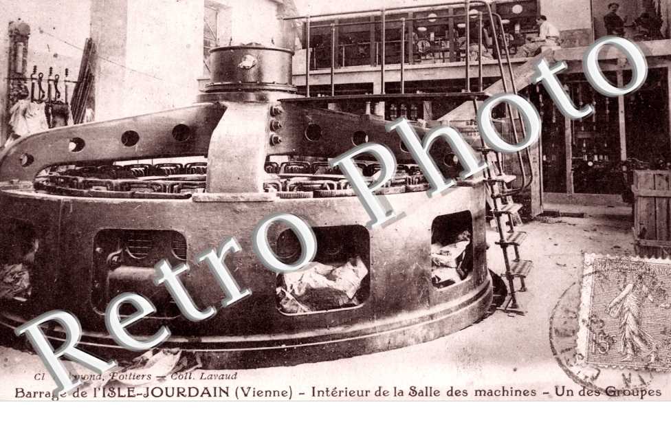 Barrage de Jourdain, L&#039;Interieur de la Salle des Machines, Un des Groupes