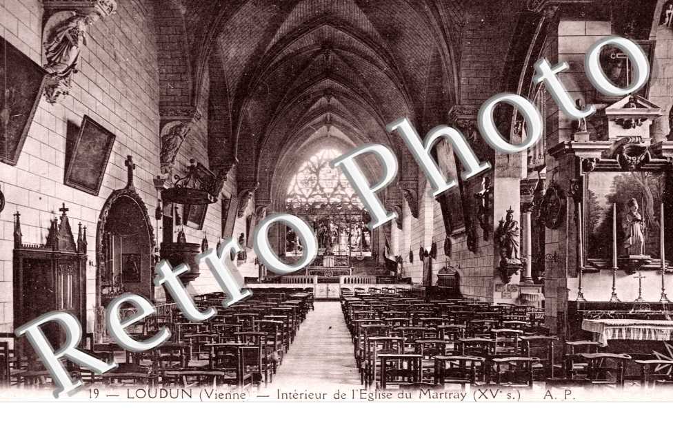 Interieur de l'eglise du Martray