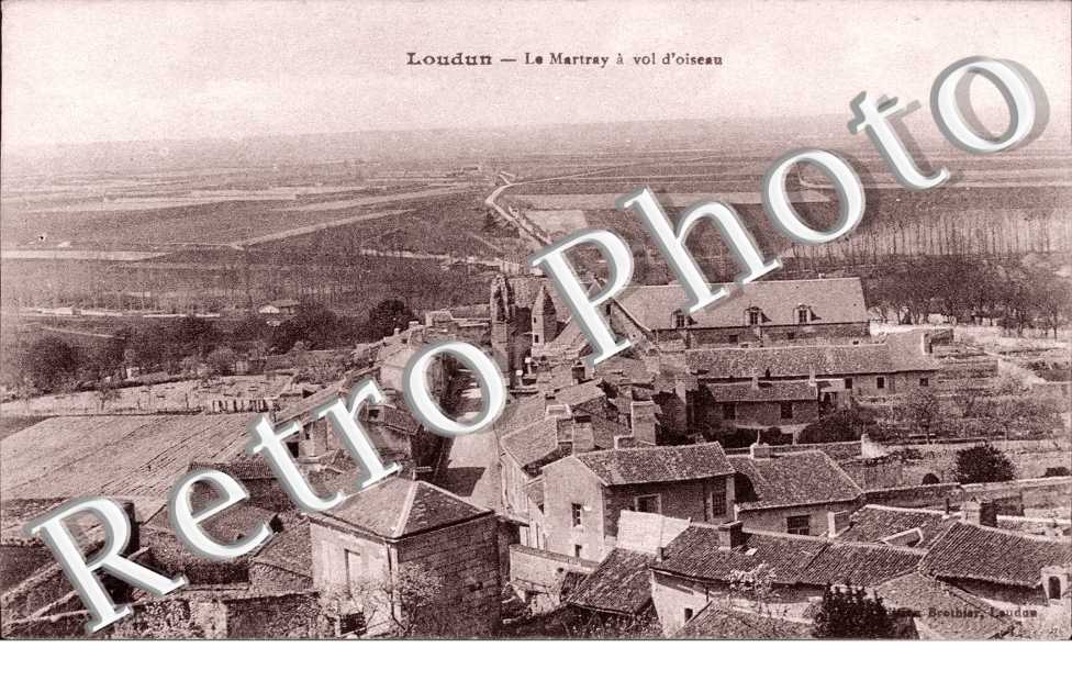 le Martray a Vol d'Oiseau