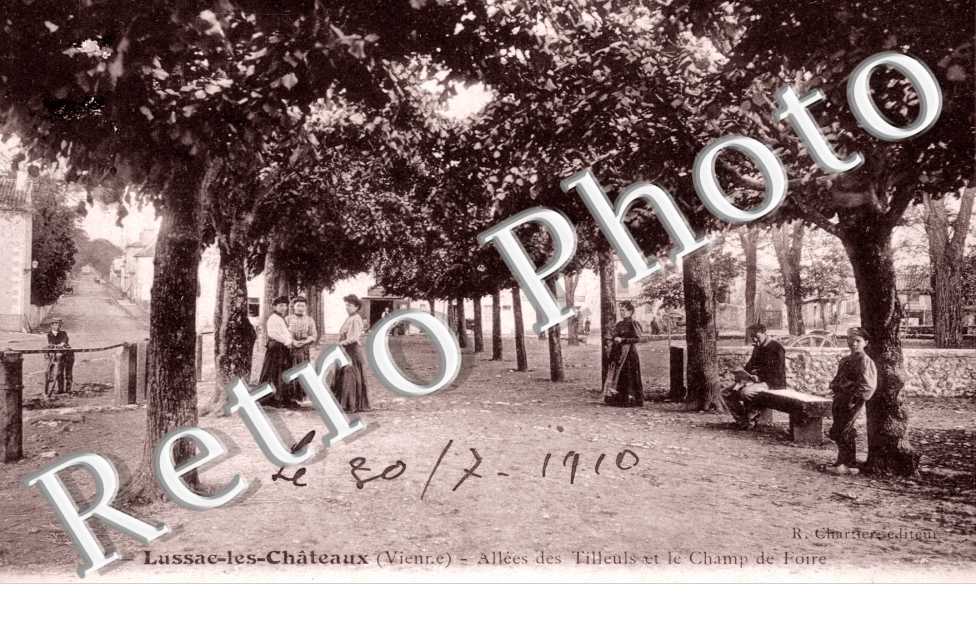 allee des Tilleuls et le champ de la foire