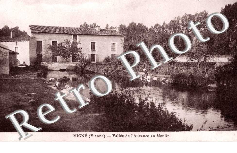 la Vallee de l'Auxance au Moulin