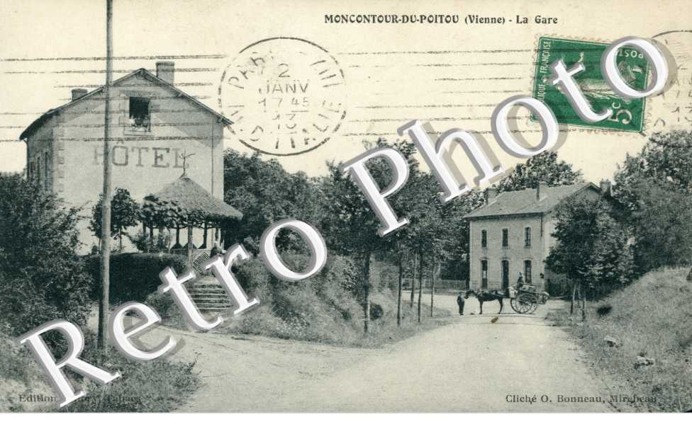 Moncontour-du-Poitou, la Gare
