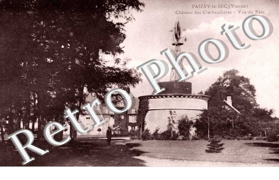 le Chateau des Clerbaudieres, Vue du Parc