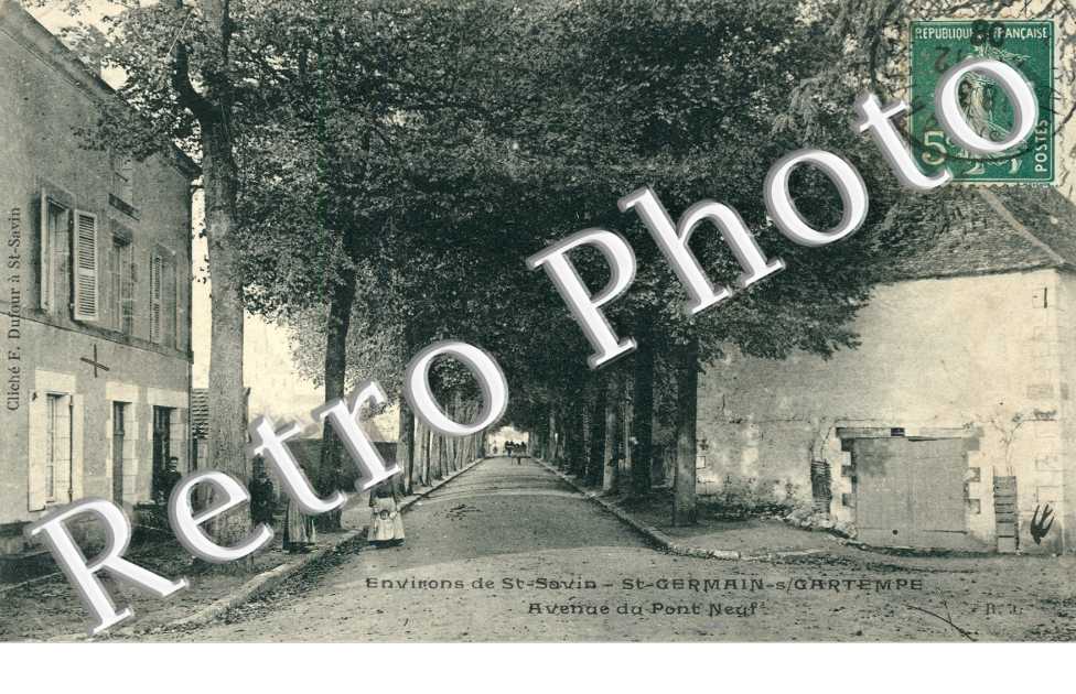 Saint-Germain-sur-Gartempe, l'Avenue du Pont Neuf