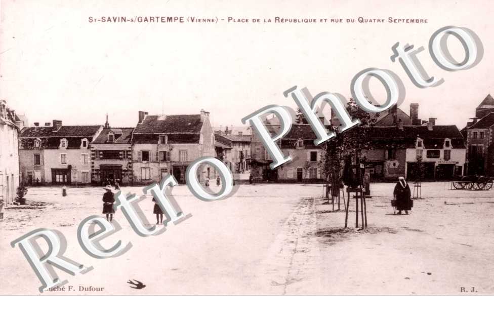 place de la Republique et rue du Quatre septembre