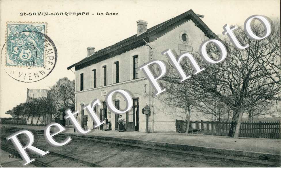Saint-Savin-sur-Gartempe, la Gare