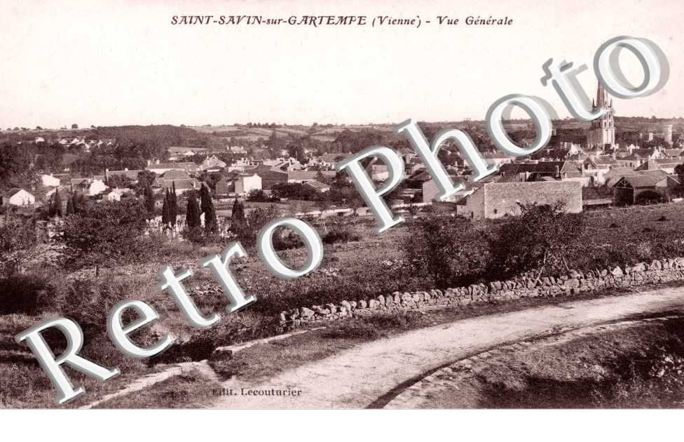 Saint-Savin-sur-Gartempe, Vue Generale