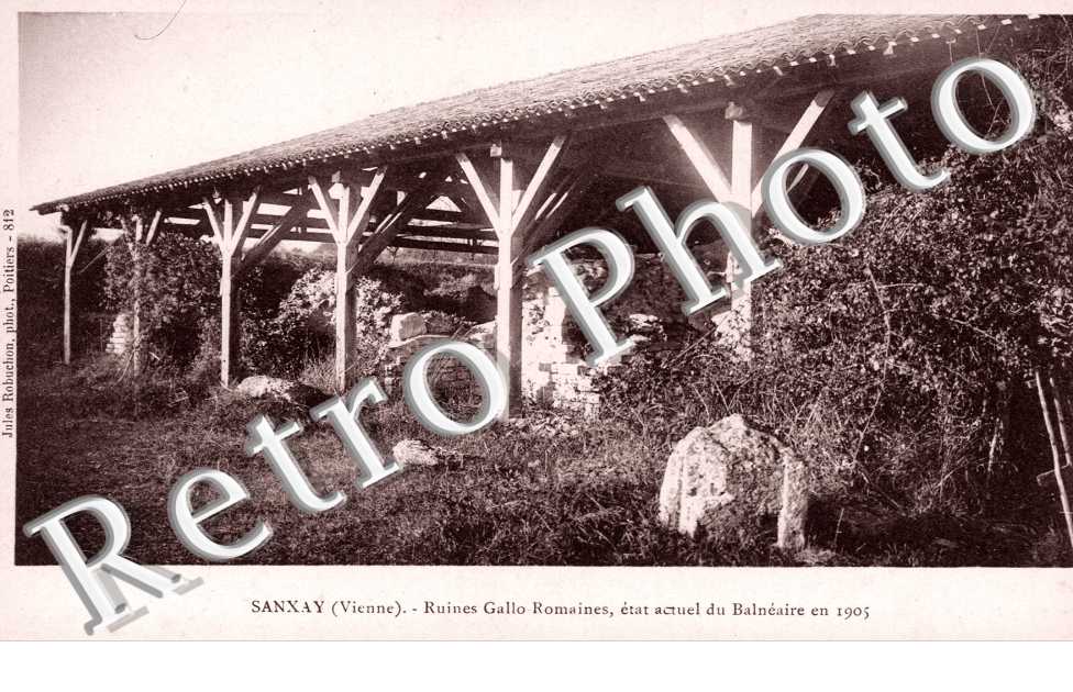 les Ruines Gallo-Romaines, Etat actuel du Balneaire en 1905