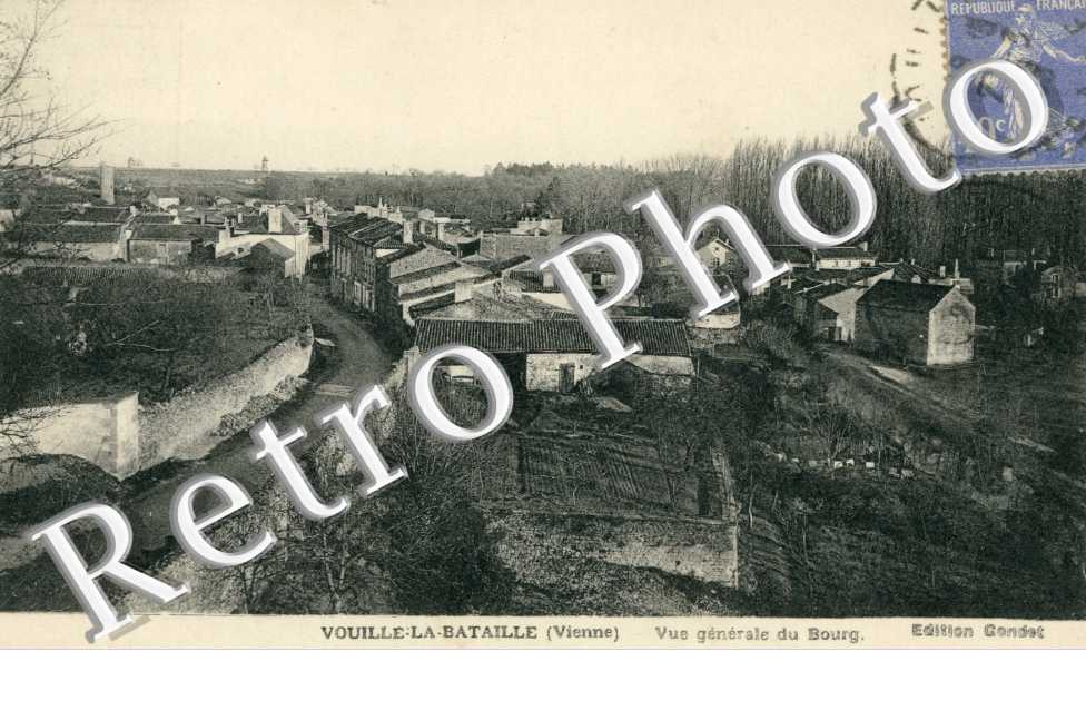 Vouille-la-Bataille, Vue Generale du Bourg