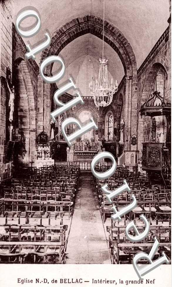 Interieur de l&#039;eglise Notre dame de Bellac