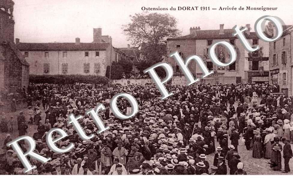 l&#039;Ostensions du Dorat 1911, Arrivee de Monseigneur