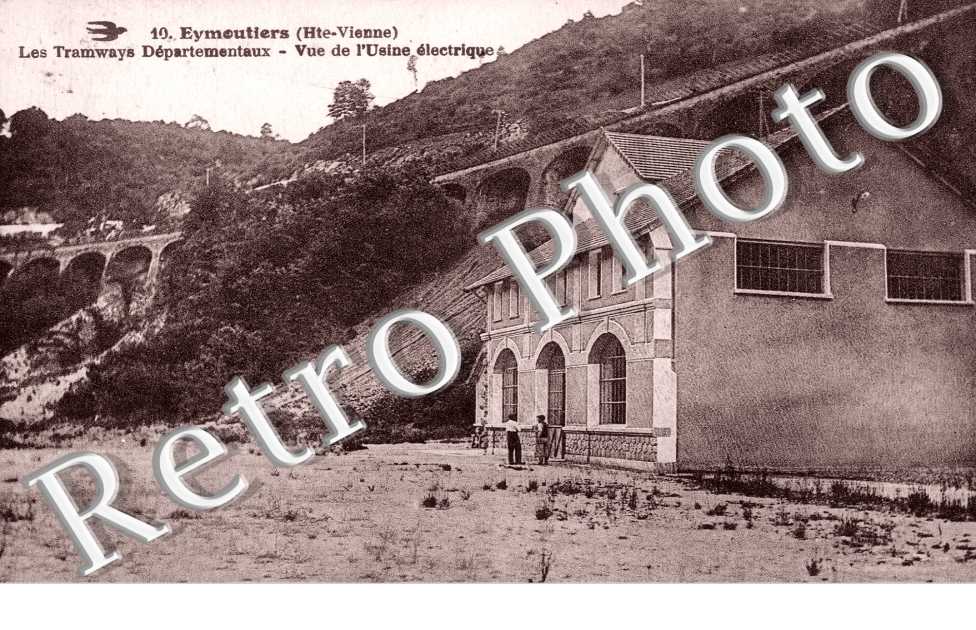 les tramways departementaux, vue de l&#039; usine electrique