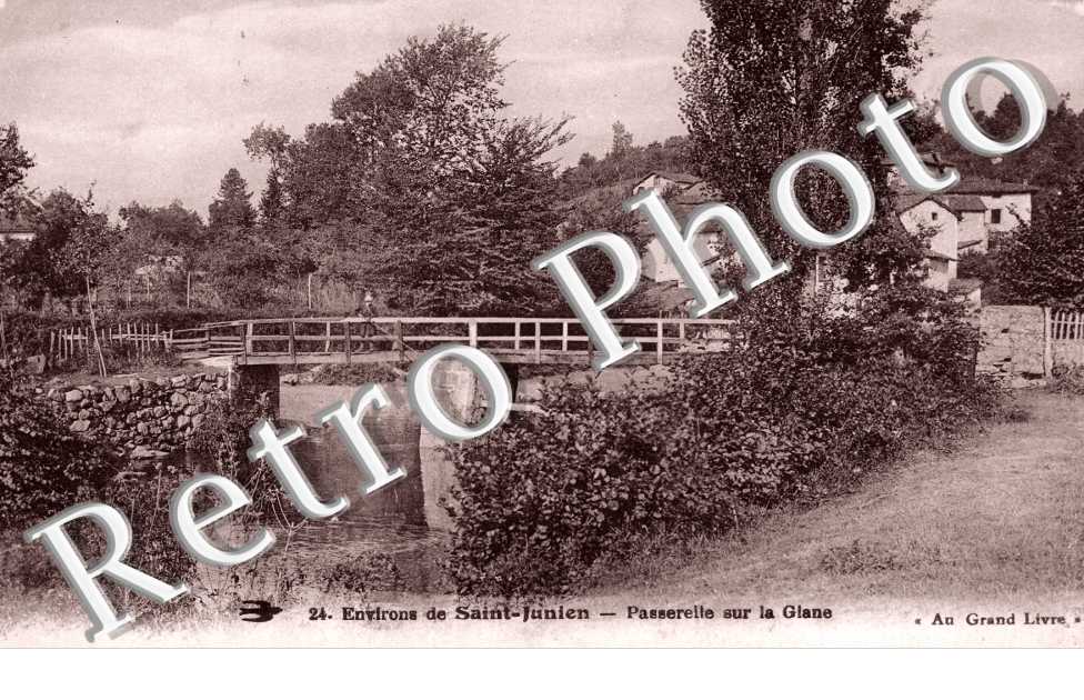 Passerelle sur la Glane