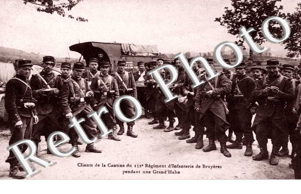 Clients de la cantine du 152eme regiment d&#039;infanterie de Bruyeres
