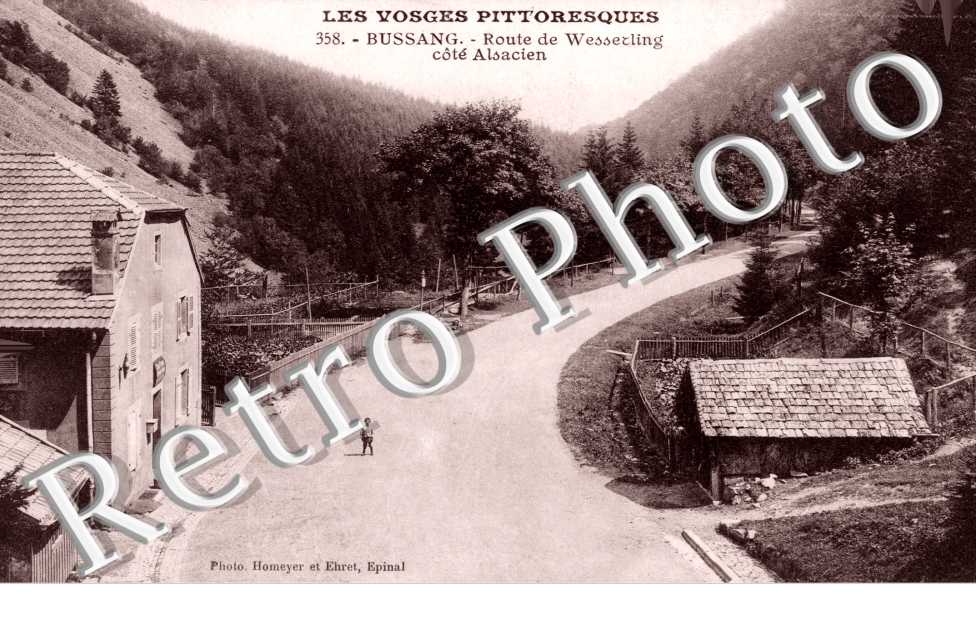 route de Wesserling cote alsacien