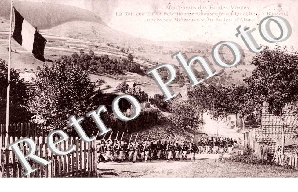 la rentree du 15eme bataillon de chasseurs