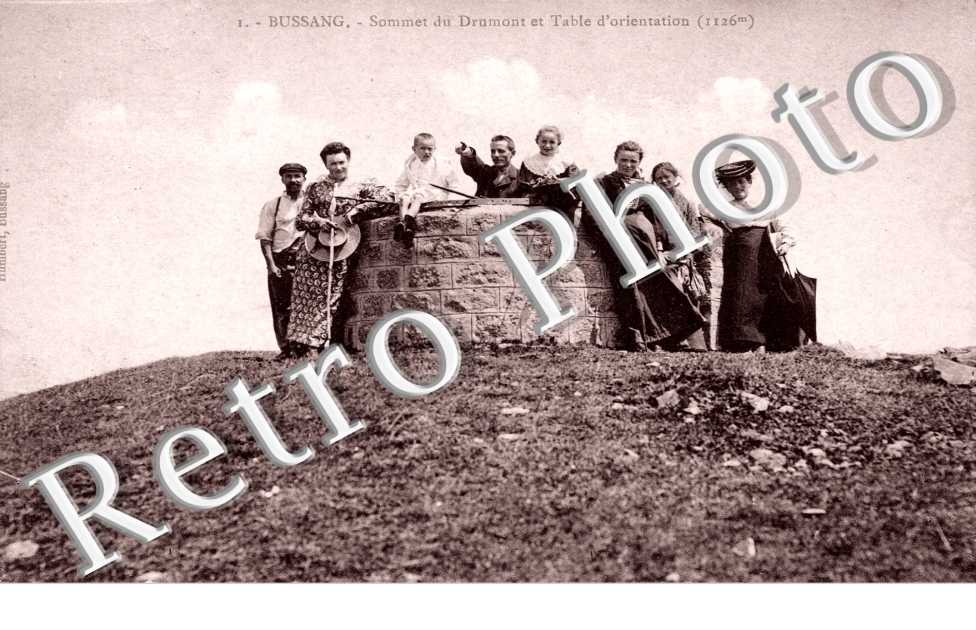 Sommet du Drumont et table d&#039;orientation
