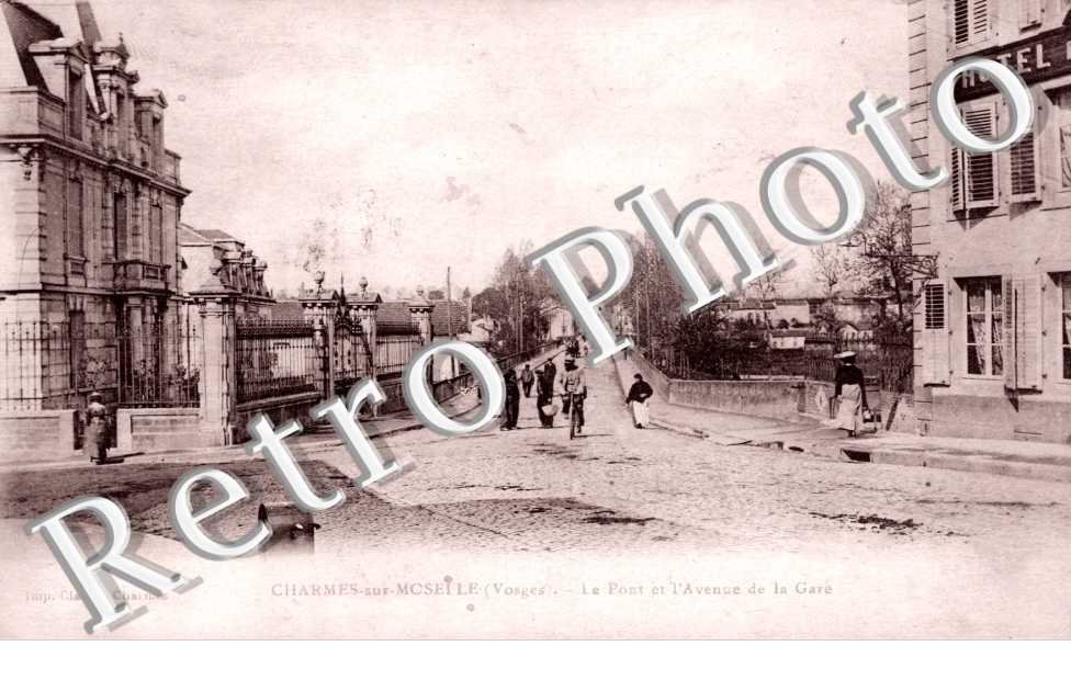 le  pont et l&#039;avenue de la gare