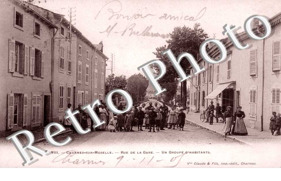Charmes-sur-Moselle, Rue de la Gare, Un Groupe d&#039;Habitants