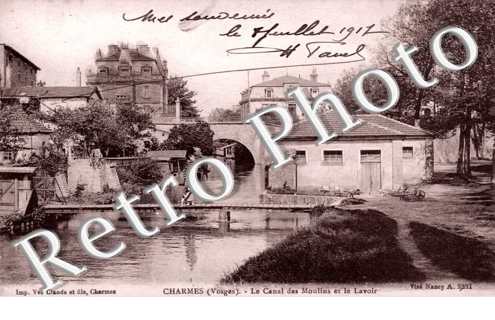 Le Canal des Moulins et le Lavoir