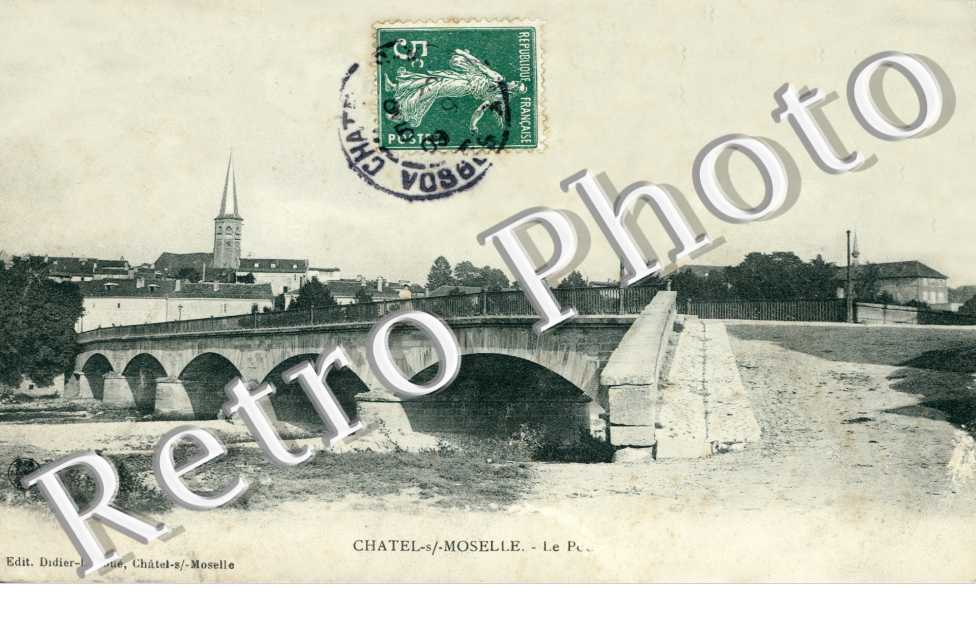 le pont, l&#039;eglise, vue generale