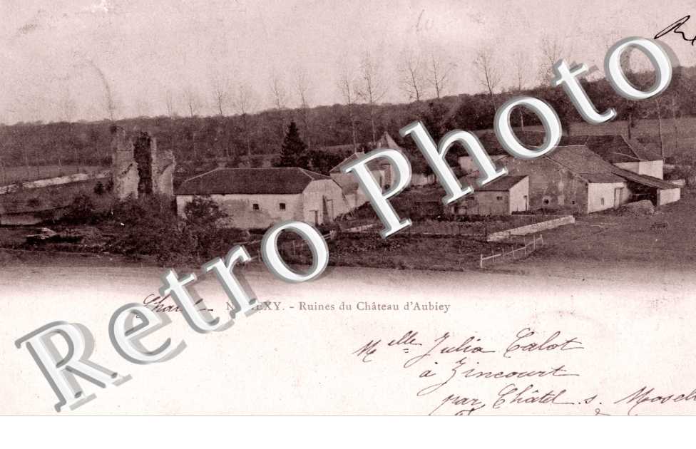 Nomexy, les Ruines du Chateau d&#039;Aubiey