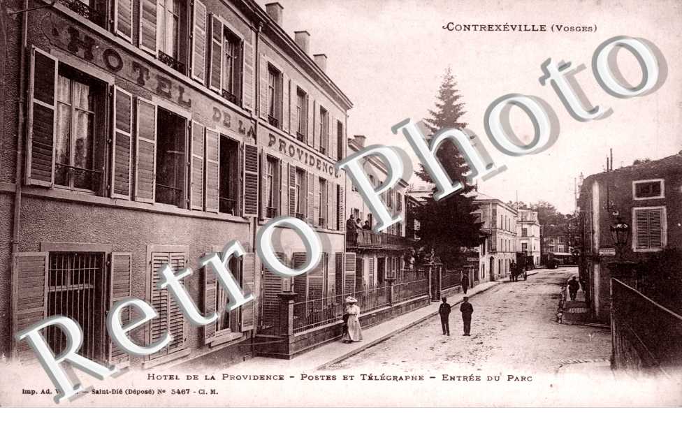 hotel de la providence poste et telegraphe entree du parc