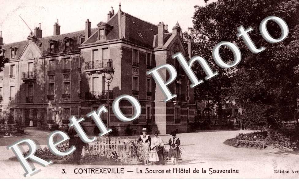 la Source et l'Hotel de la Souveraine