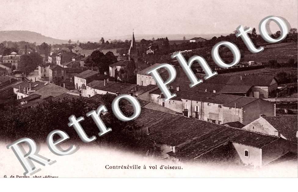 Contrexeville a vol d'oiseau