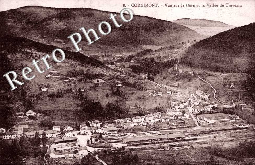 Vue sur la Gare et la Vallee de Travexin