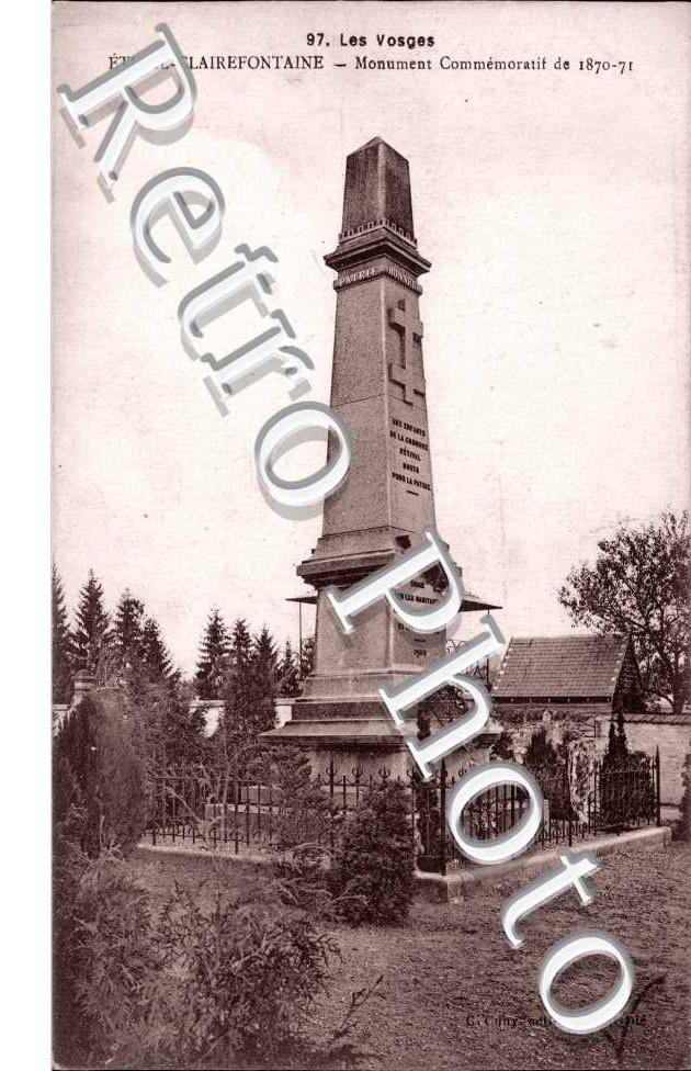 Le monument commemoratif 1870-71