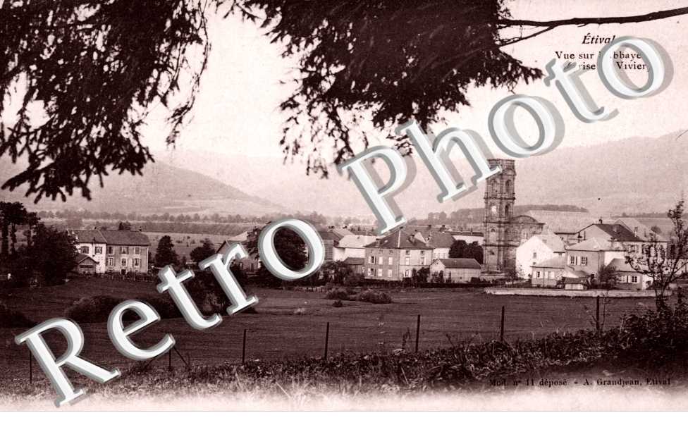 Vue sur l'Abbaye prise du Vivier