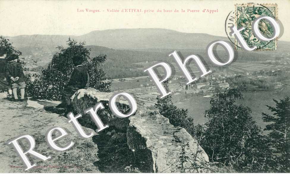 vue generale prise du haut de la Pierre d'Appel