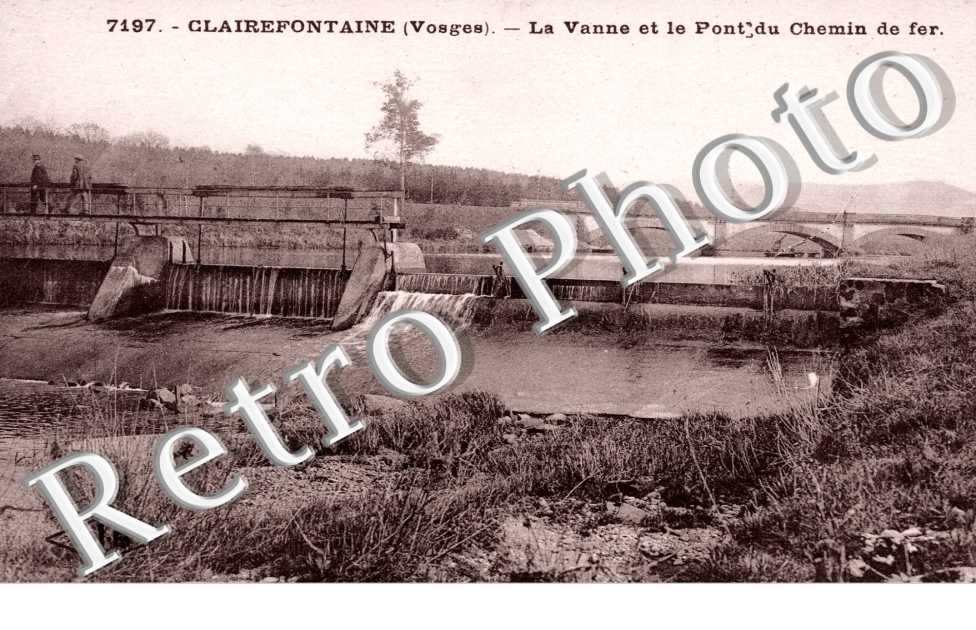 La vanne et le Pont du Chemin de Fer