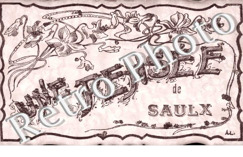 carte souvenir - une pensee de Saulx