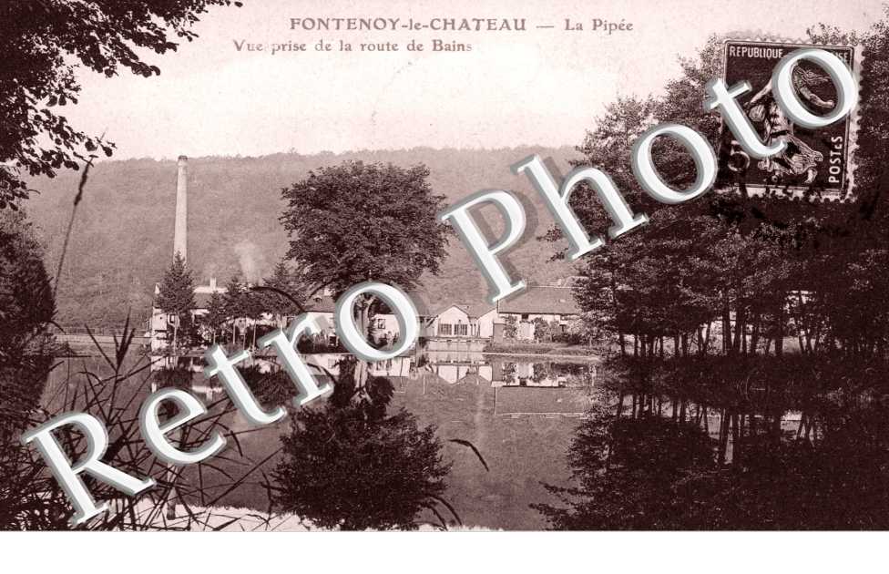 la Pipee, Vue prise de la Route de Bains