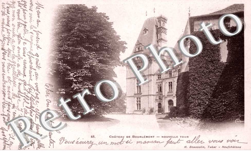 chateau de Bourlemont