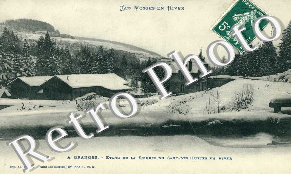 Etang de la Scierie du Saut-des-Huttes en Hiver