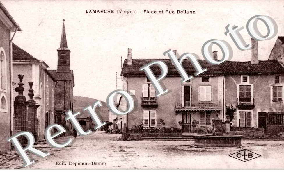 la Place et la Rue de Bellune