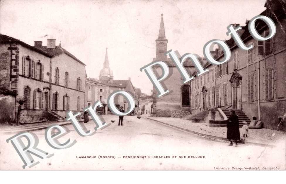le Pensionnat Saint-Charles et la Rue Bellune