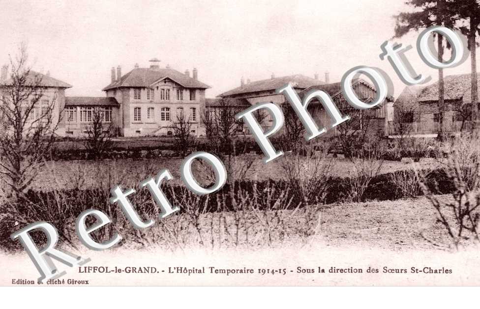 l'Hopital temporaire 1914-1915, sous la direction des Soeurs Saint-Charles