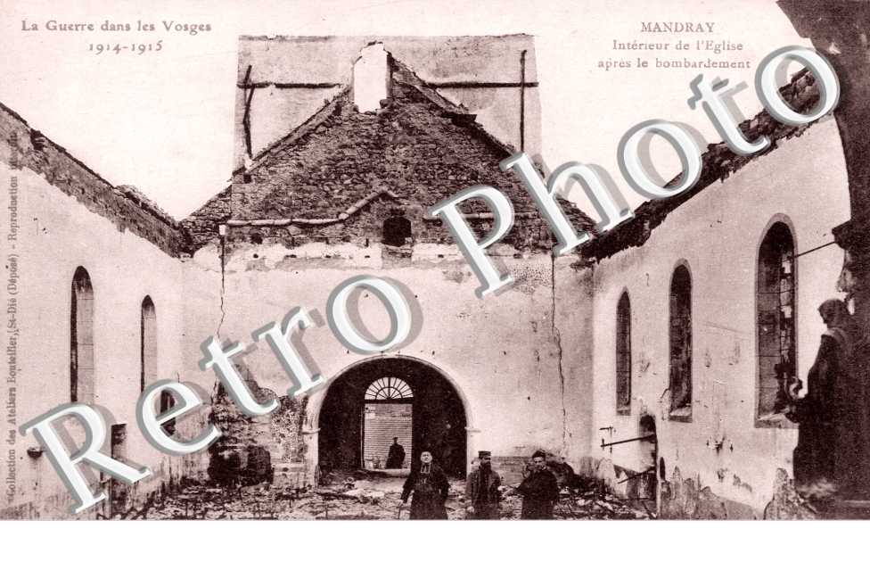 interieur de l&#039;eglise en 1915