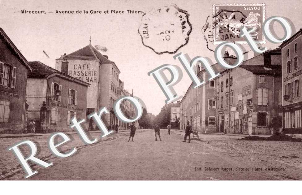 l&#039;Avenue de la Gare et la Place Thiers