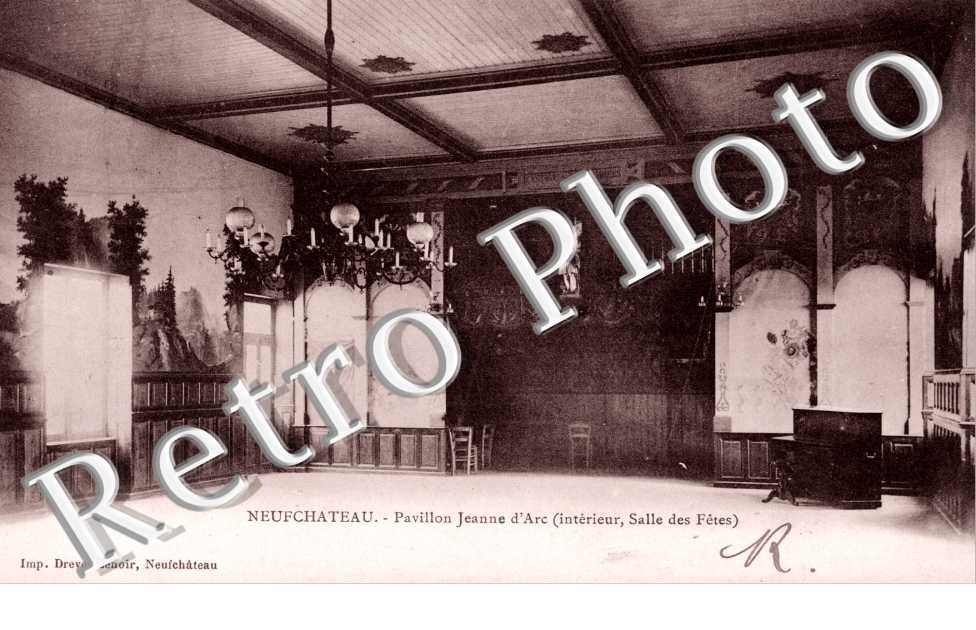 pavillon Jeanne d&#039;Arc - interieur, salle des fetes