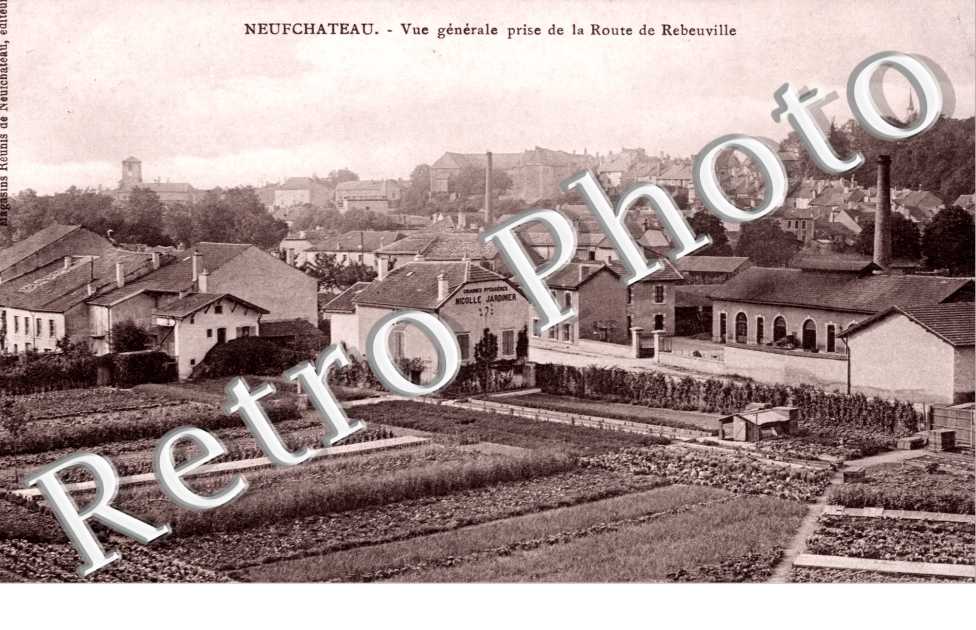 VUE GENERALE PRISE DE LA ROUTE DE REBEUVILLE